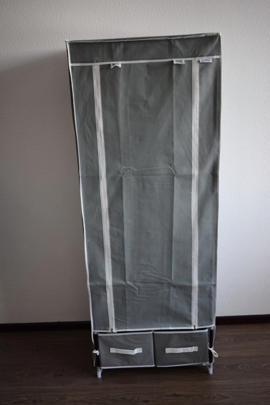 Обзор на Вешалка-гардероб с чехлом Sheffilton 2018 серый (металл/пластик/плотная ткань) - изображение 1