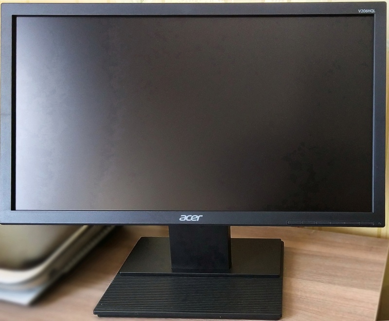 Обзор на Монитор Acer V206HQLAb, 19.5", Black - изображение 1