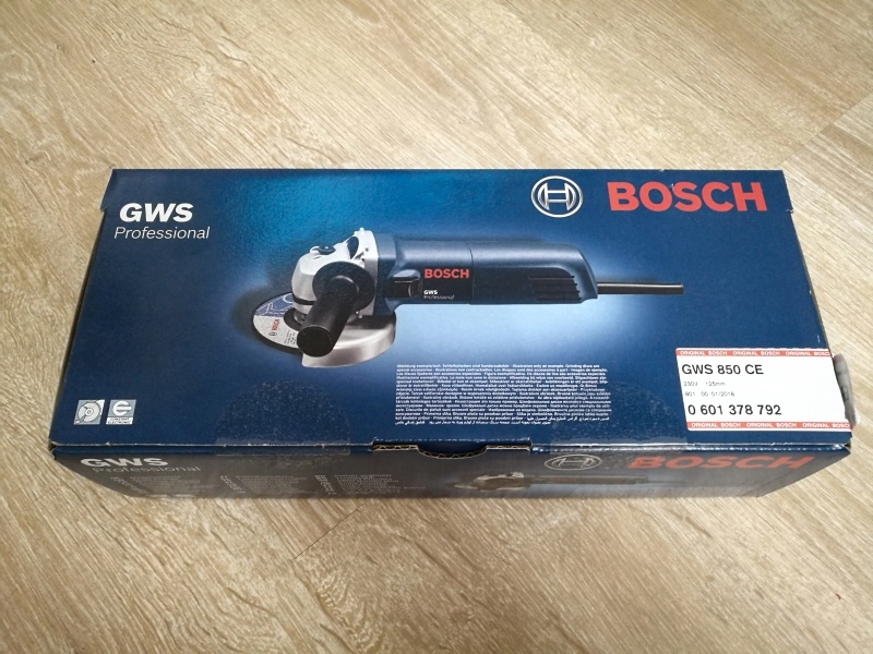 Обзор на Углошлифовальная машина (болгарка) Bosch GWS 850 CE (0.601.378.792) - изображение 2