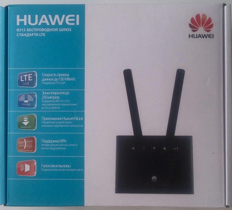 Обзор на Беспроводной маршрутизатор Huawei B315S-22 4G 802.11n 150Mbps black - изображение 2