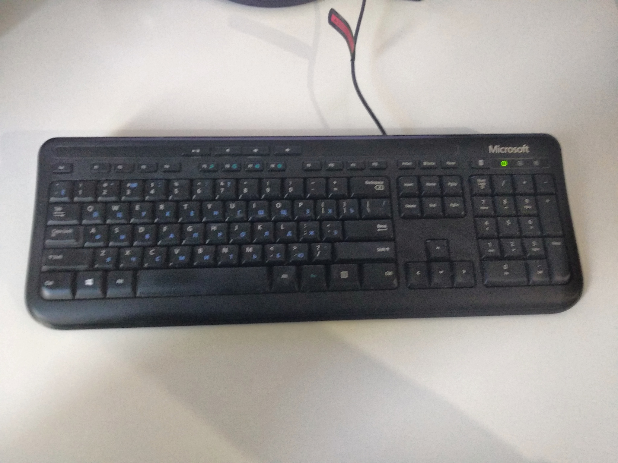 Microsoft wired keyboard 600 usb