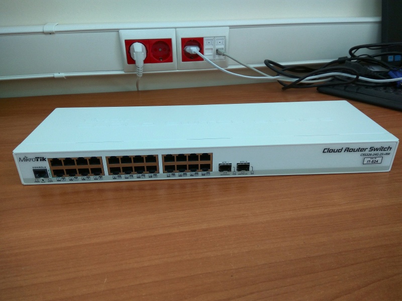 Коммутатор mikrotik crs326 24g 2s rm настройка