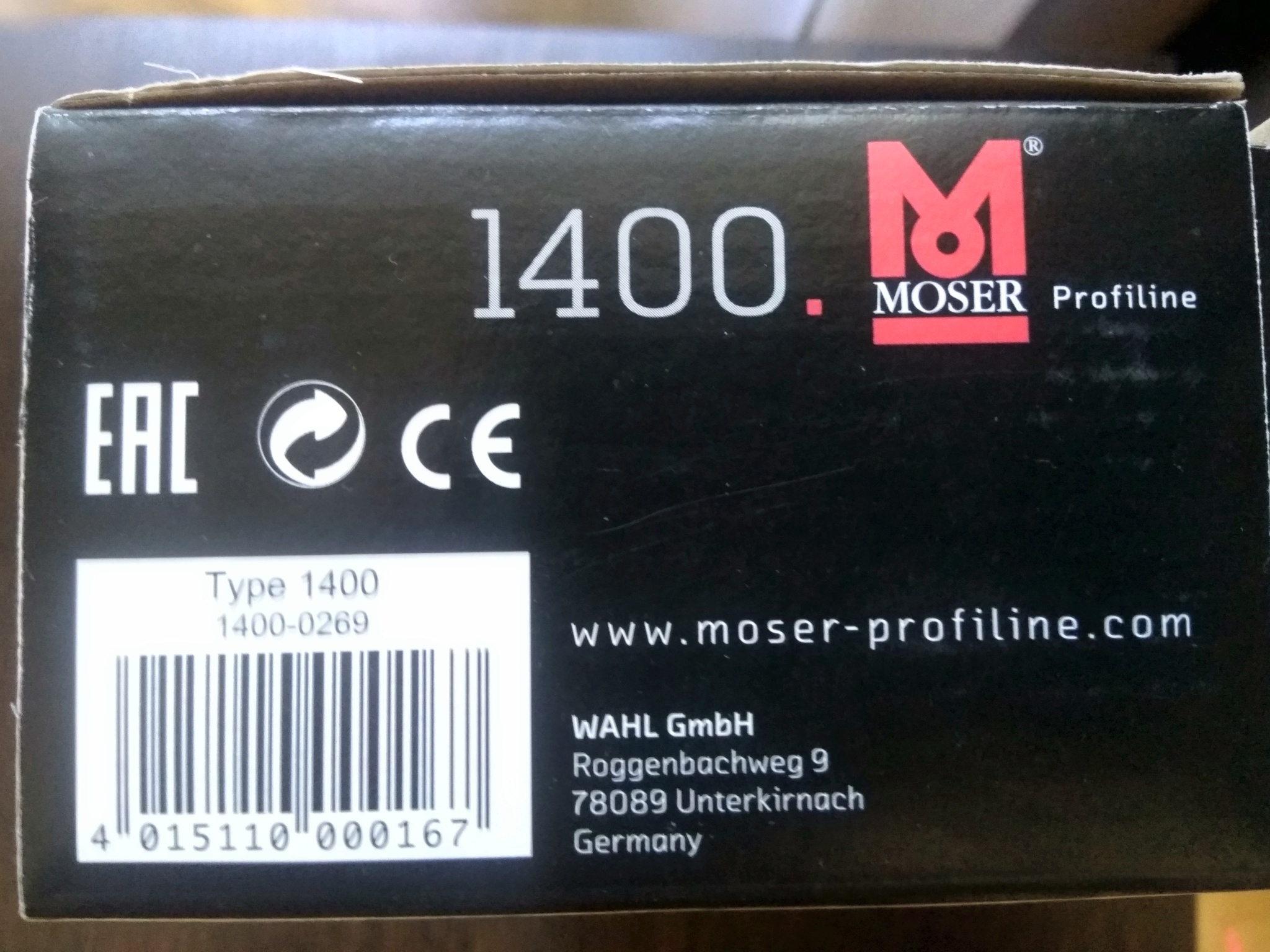 Машинка для стрижки волос moser 1400-0269