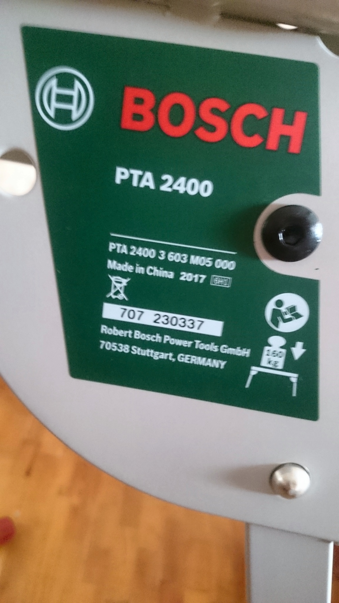 Bosch pta 2400 стол для торцовочных пил