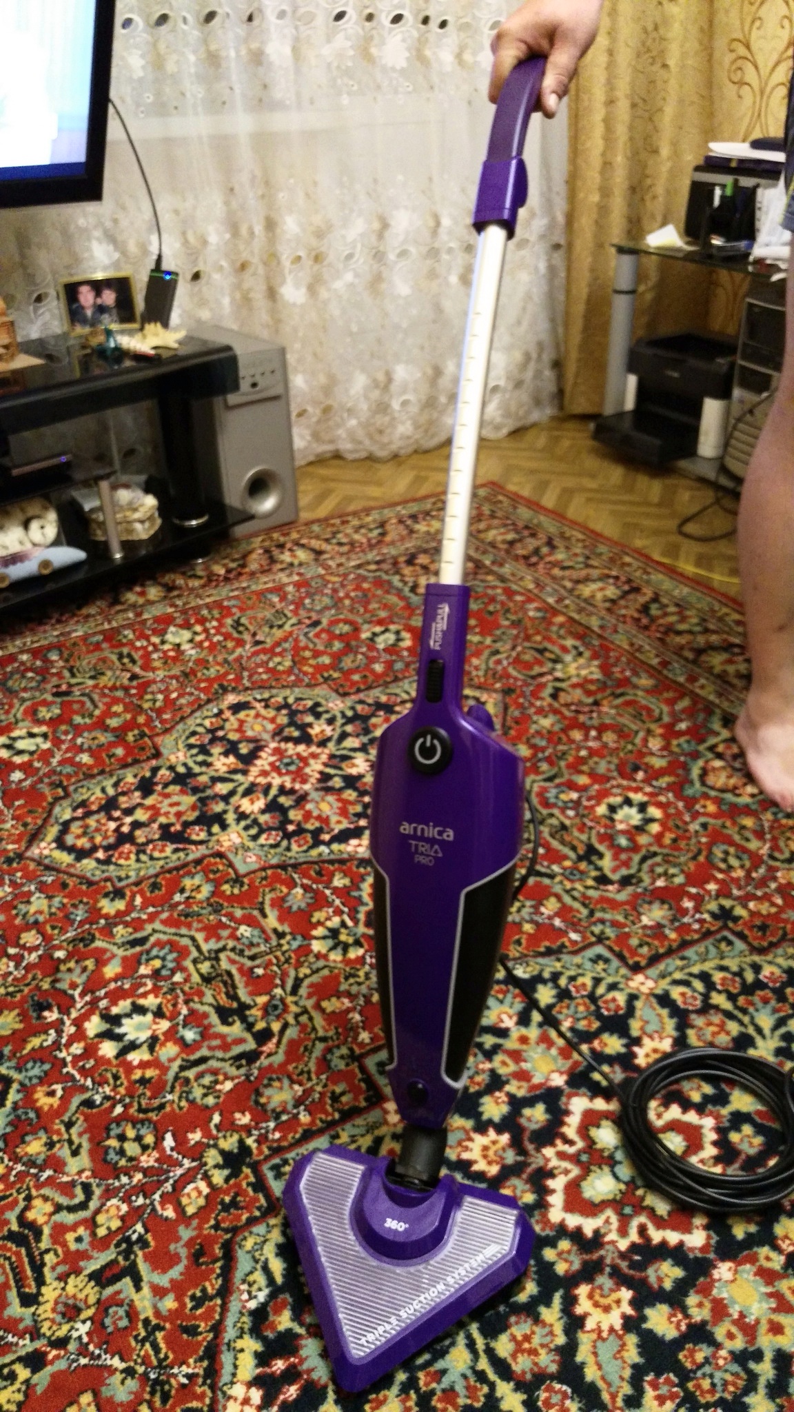 Обзор от покупателя на Пылесос Arnica TRIA Pro фиолетовый — интернет ...