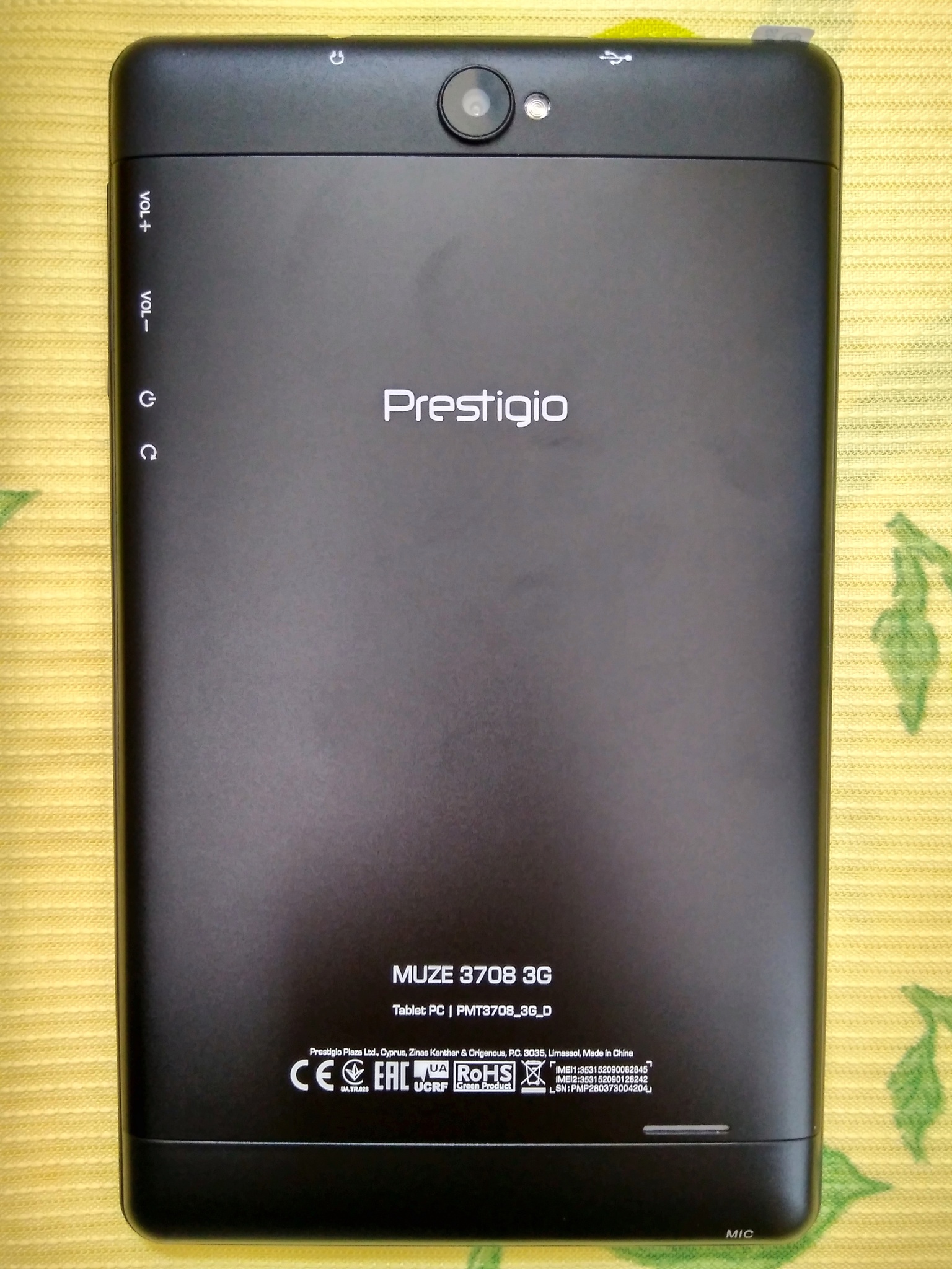 Обзор от покупателя на Планшет Prestigio Muze 3708D 3G, 8