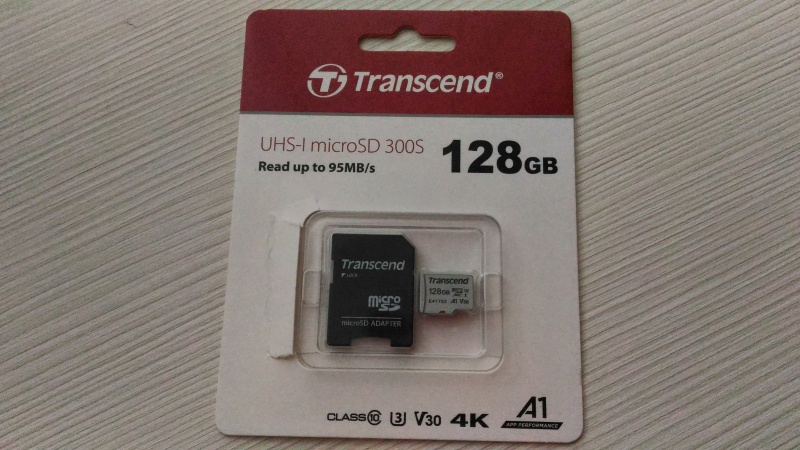 Карта памяти transcend 300s 128 гб