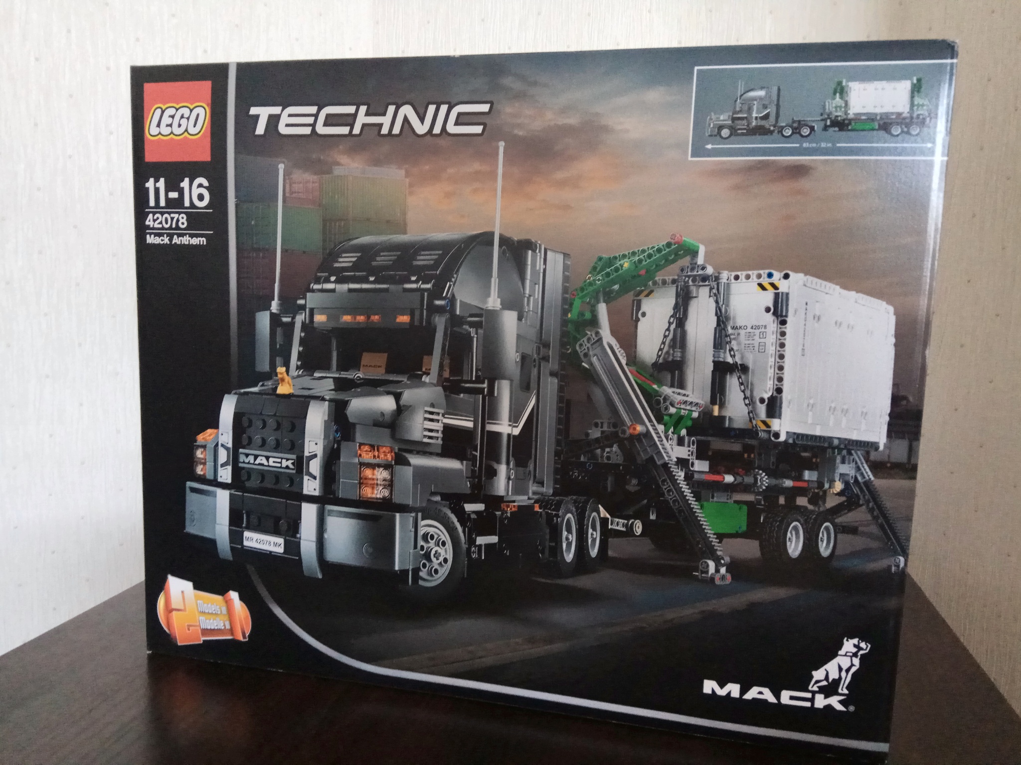 Обзор от покупателя на Конструктор LEGO® Technic™ 42078 Грузовик MACK —  интернет-магазин ОНЛАЙН ТРЕЙД.РУ