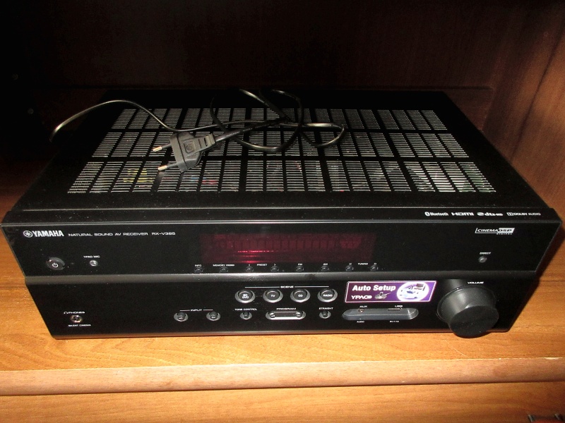 Ресивер AV Yamaha RX-V385, черный — купить в интернет-магазине ОНЛАЙН ...