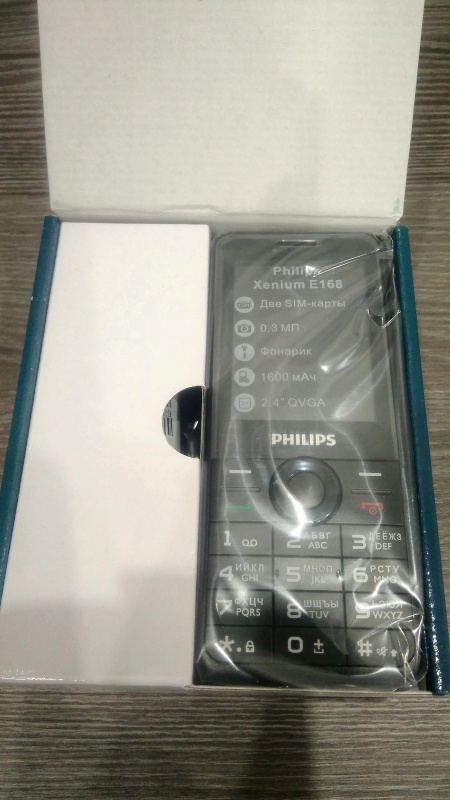 Обзор на Мобильный телефон Philips Xenium E168 Black - изображение 4