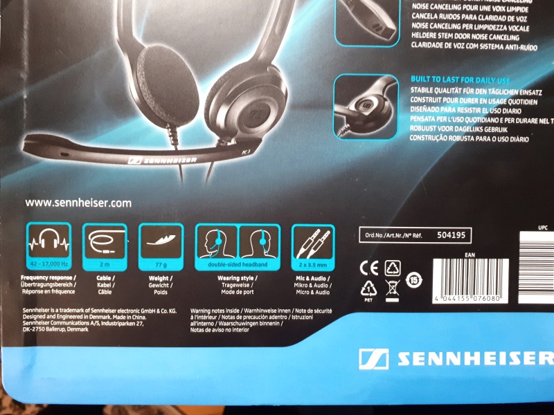 Компьютерная гарнитура sennheiser pc 3 chat как настроить