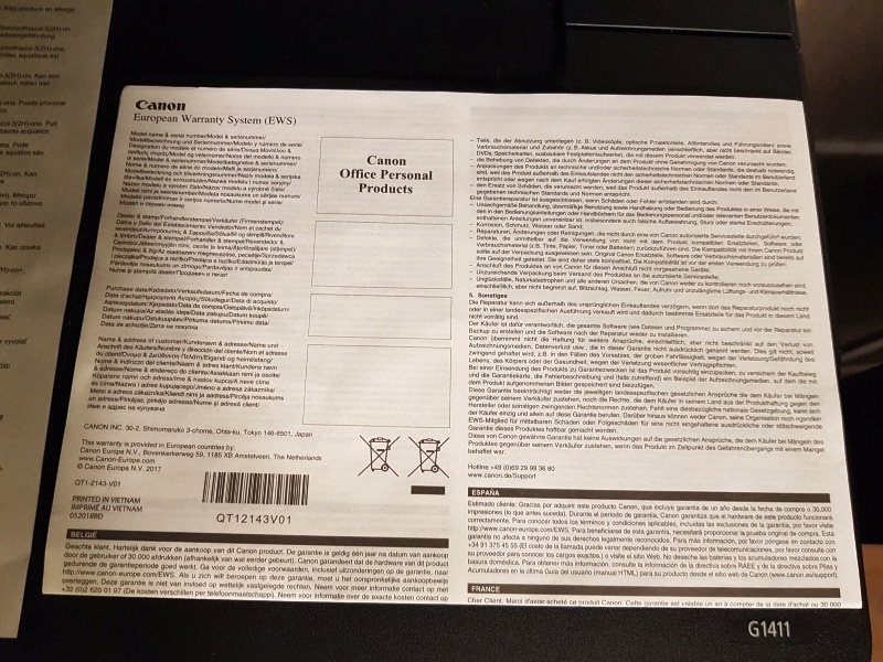 Обзор на Принтер Canon PIXMA G1411 - изображение 11