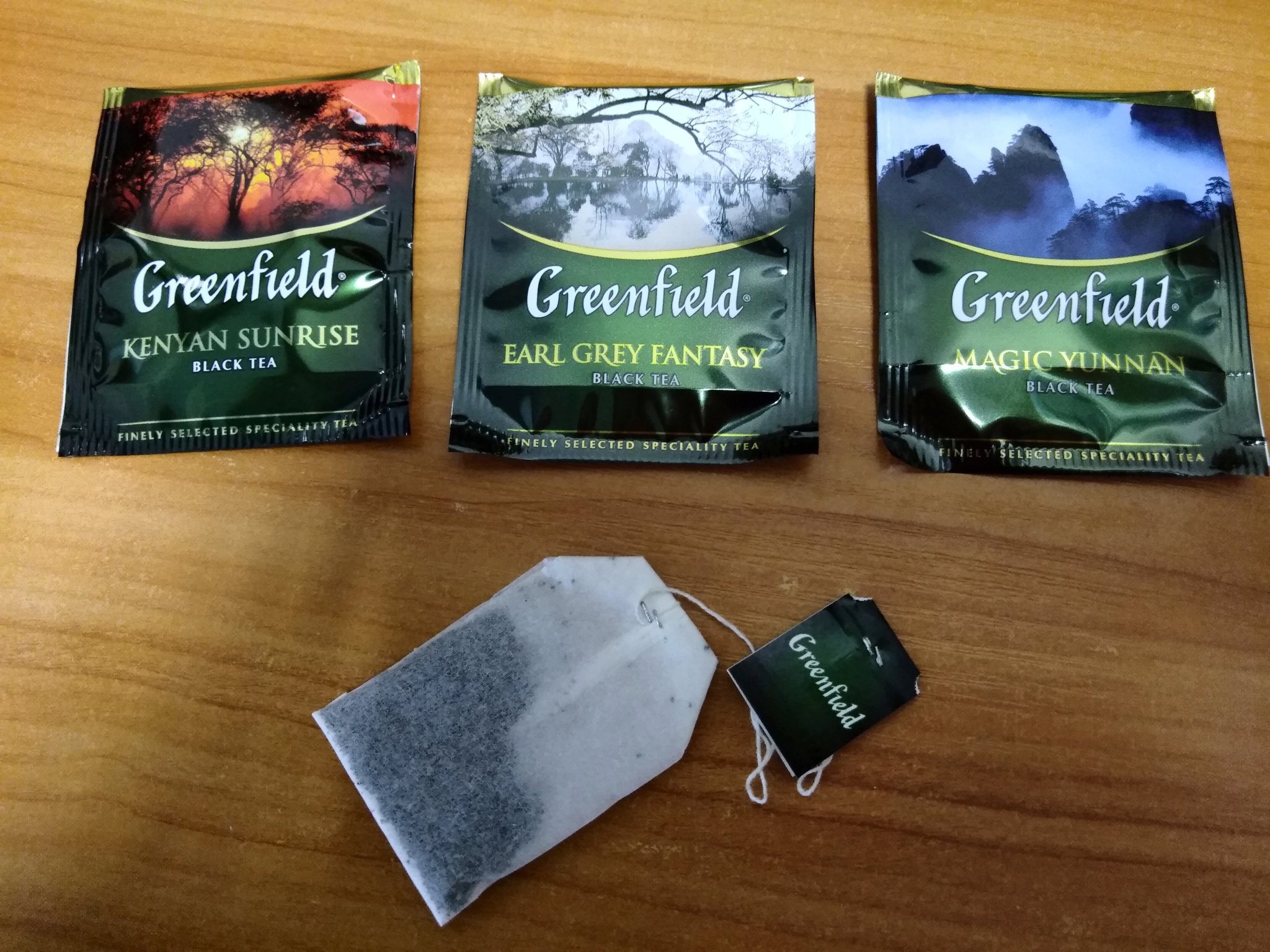 Набор чая Greenfield 4 вида с чайной парой