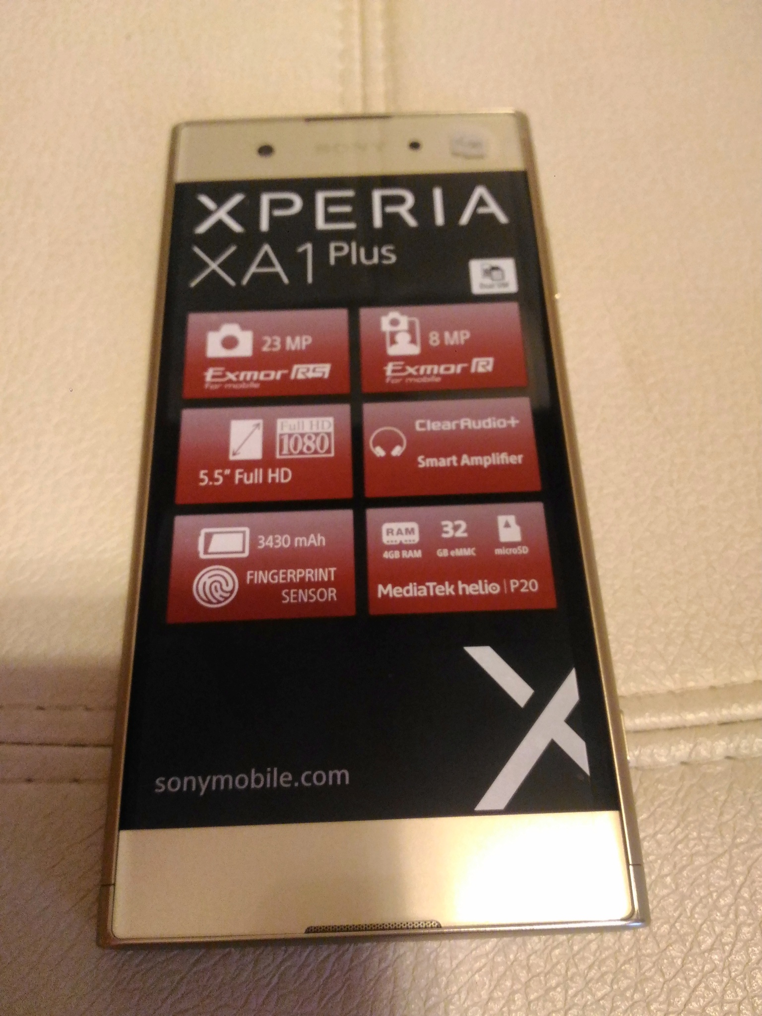Как сделать снимок экрана на Sony Xperia XA1 Ultra