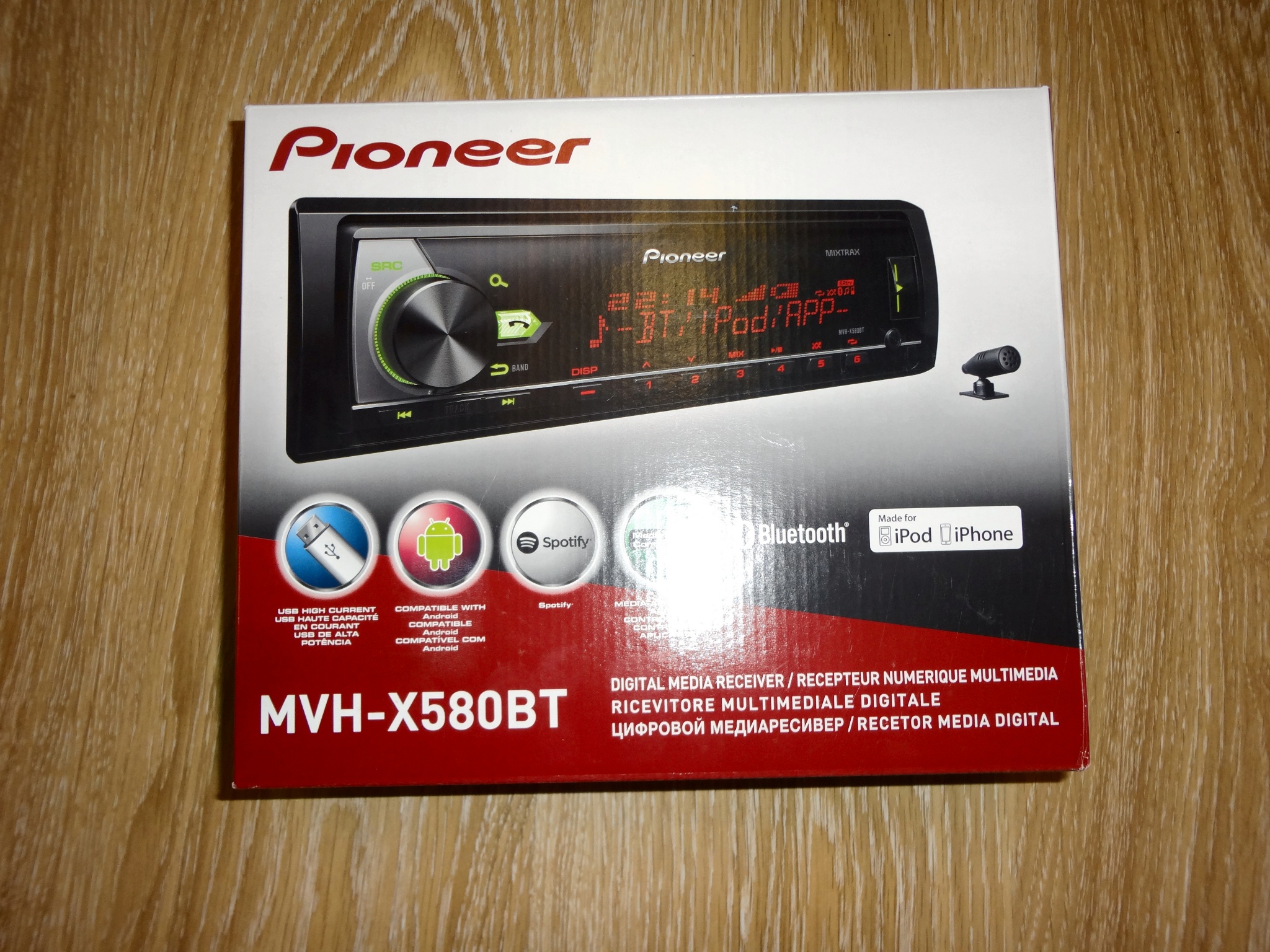 pioneer mvh x580bt схема