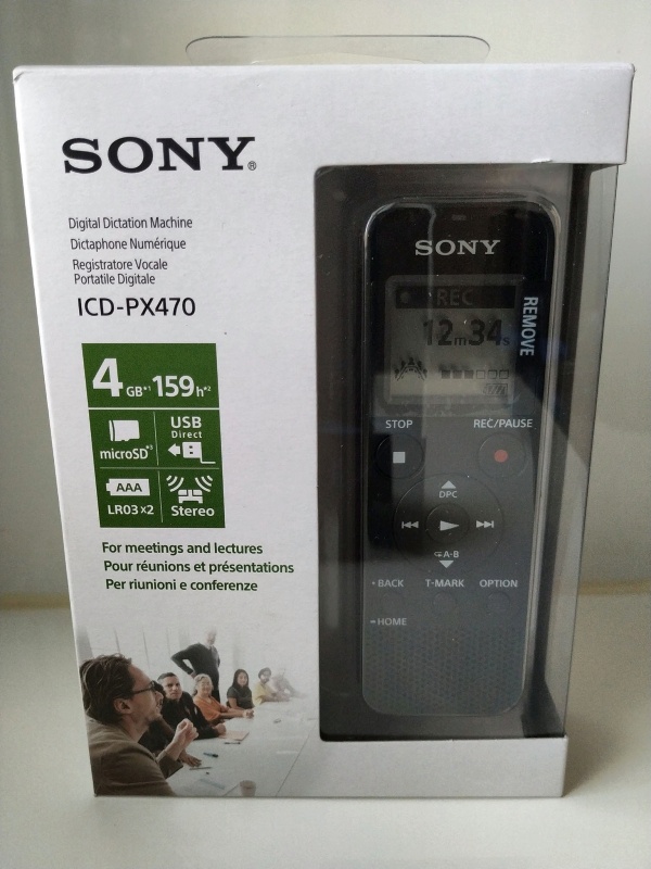 Обзор от покупателя на Цифровой диктофон Sony ICD-PX470 — интернет ...