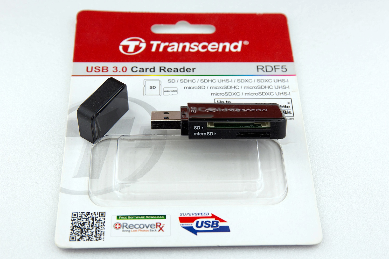 Transcend card reader