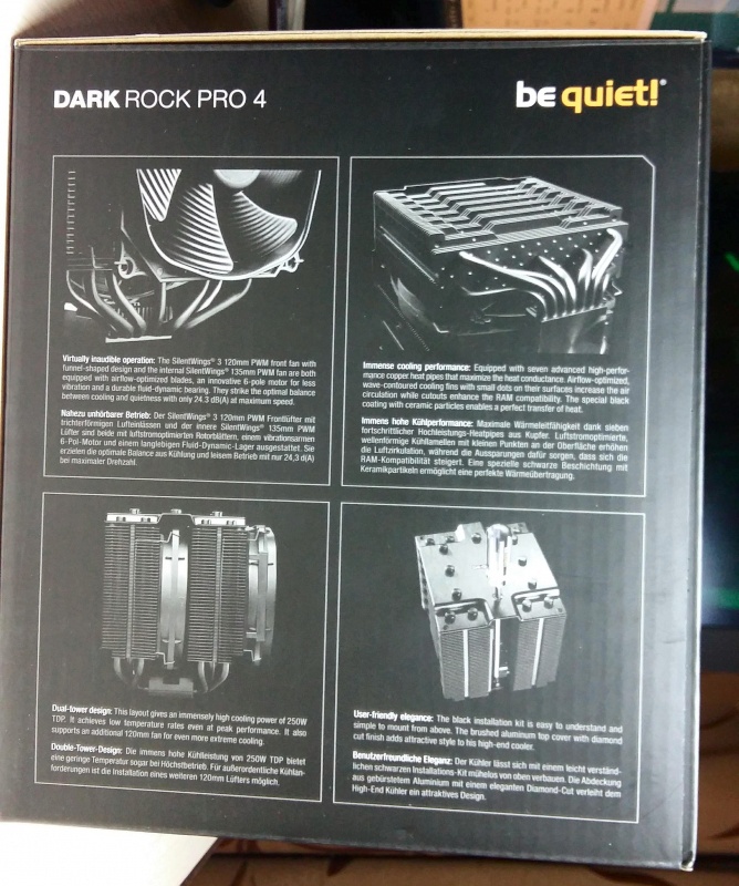 Обзор на Кулер для процессора BE QUIET! DARK ROCK PRO 4 (BK022) - изображение 4