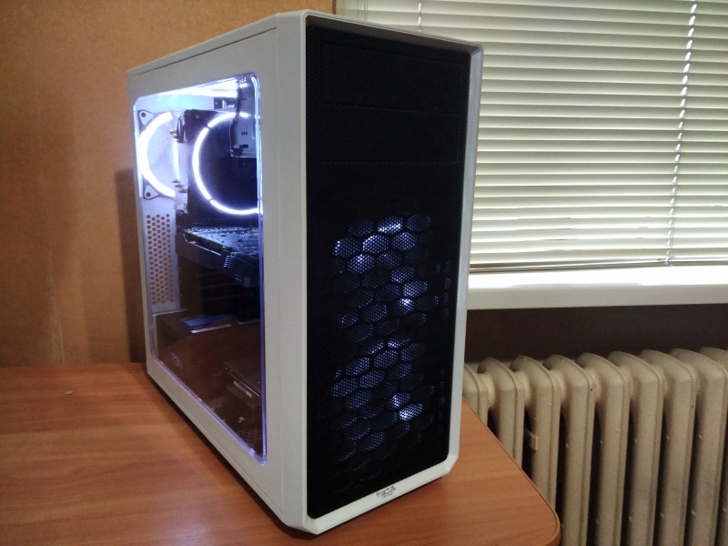 Компьютерный корпус fractal design focus g white обзор