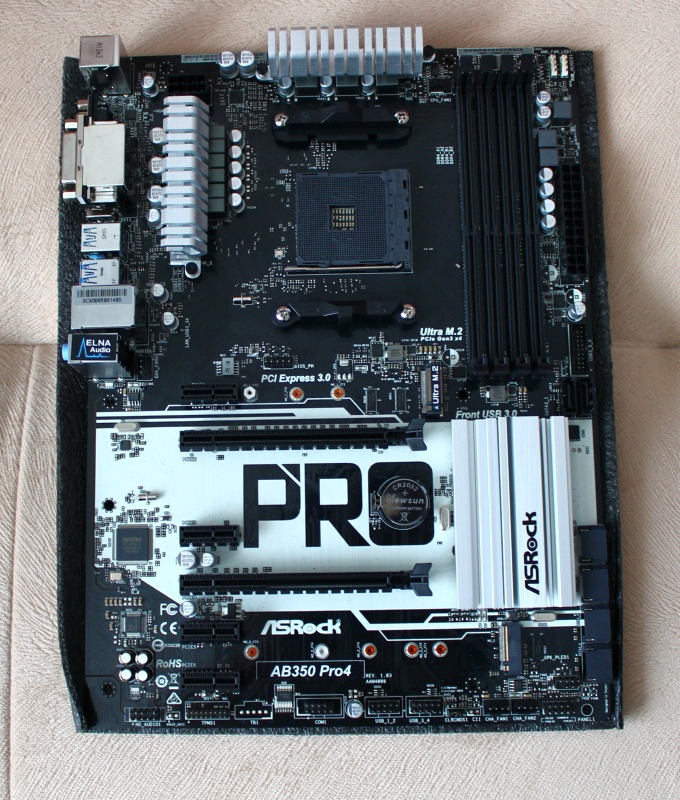 Asrock ab350 pro4 обновление биоса