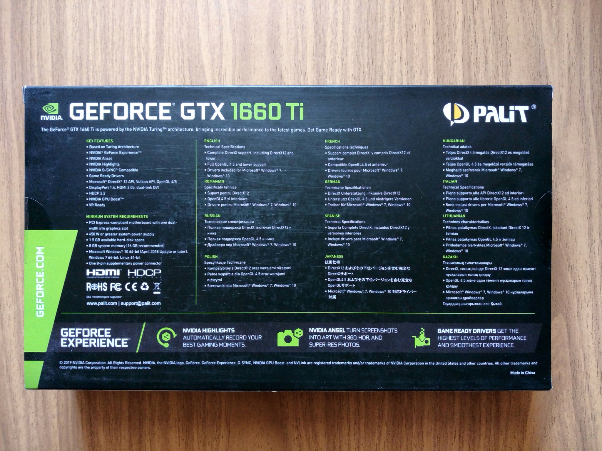 Обзор от покупателя на Видеокарта Palit GeForce GTX 1660 Ti 6G —  интернет-магазин ОНЛАЙН ТРЕЙД.РУ