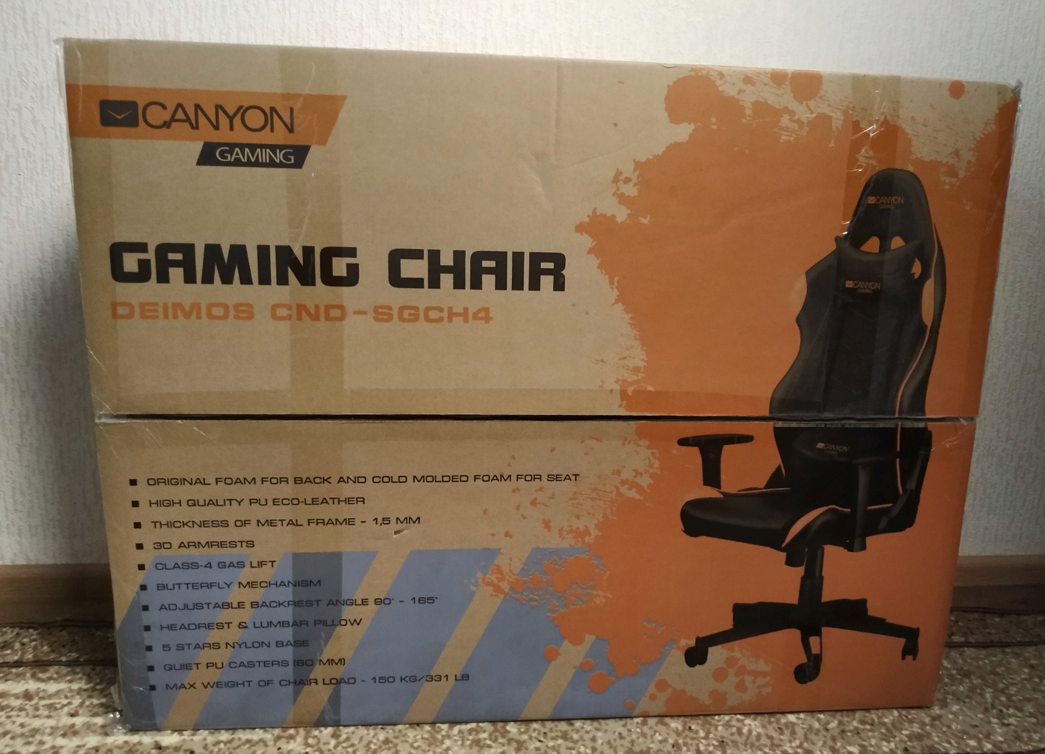 Кресло игровое canyon gaming