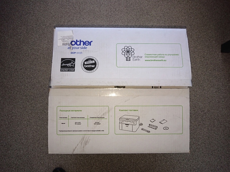 Обзор на Лазерное МФУ Brother DCP-1510R принтер/копир/сканер лазерный - изображение 4