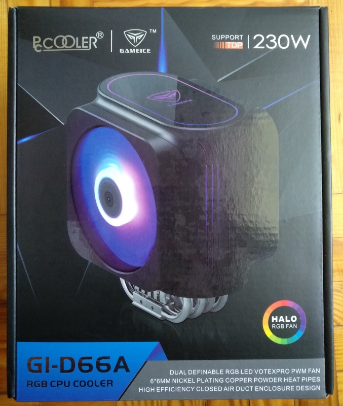 Pccooler gi d66a halo rgb обзор