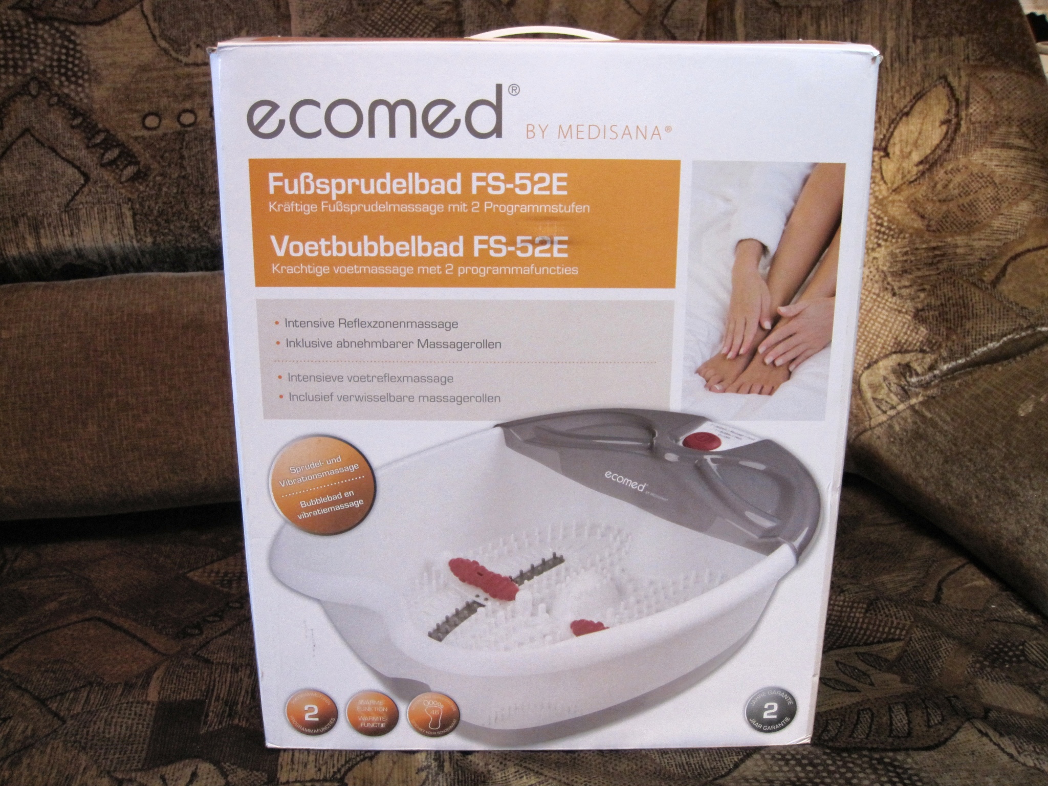 Обзор от покупателя на Массажная ванночка для ног Ecomed Foot Spa ...