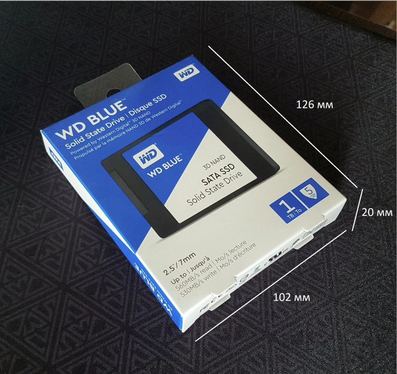 Ssd wd blue wds100t2b0a