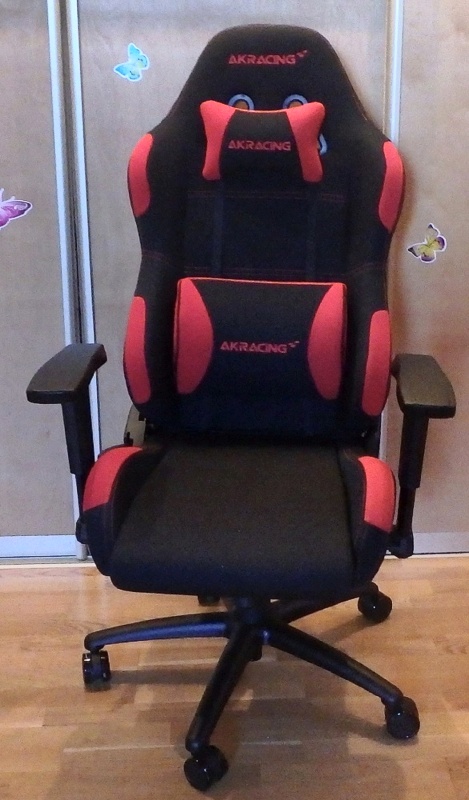 Обзор на Кресло геймерское AKRacing K7012 (K701A-1) black/red - изображение 1
