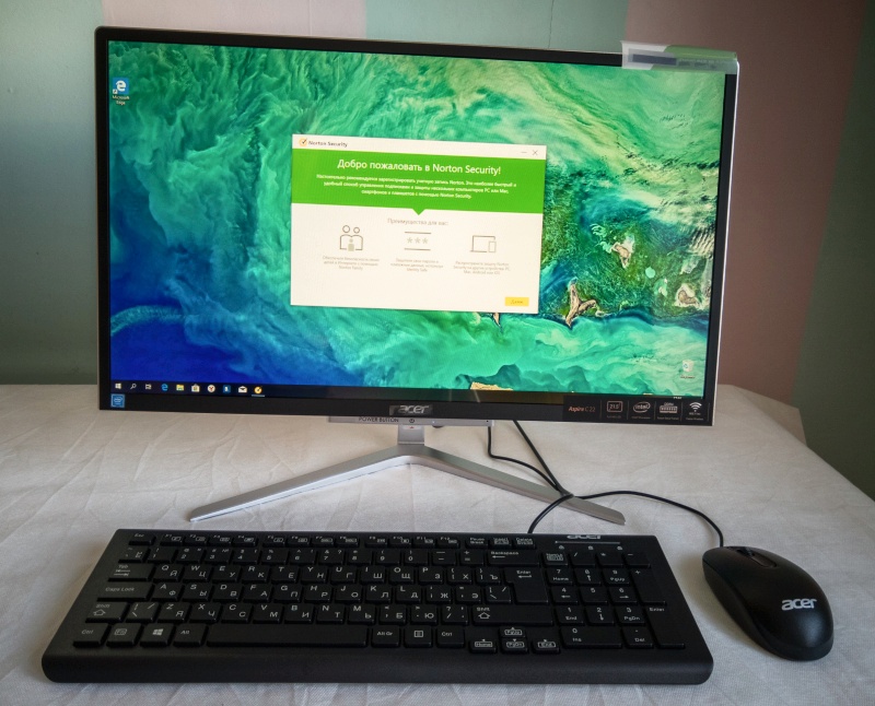 Моноблок acer aspire c22 820 разборка