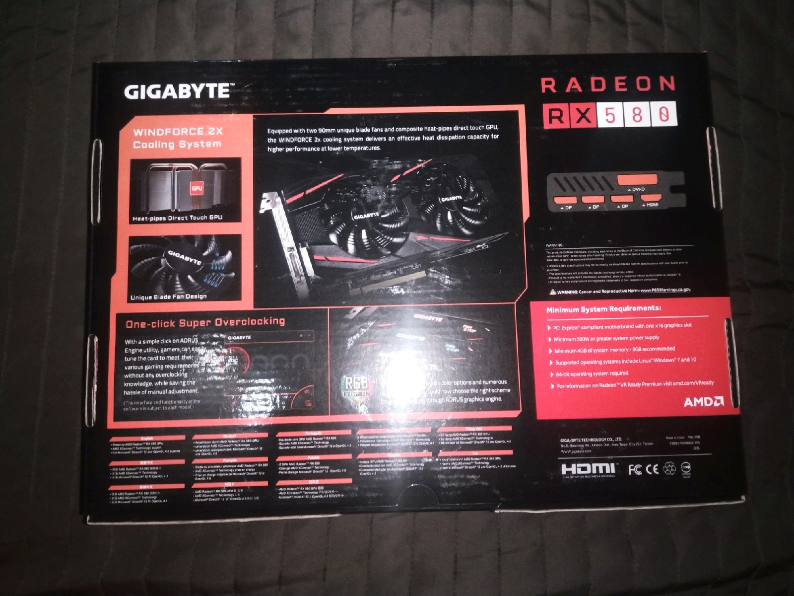 Обзор от покупателя на Видеокарта GIGABYTE Radeon RX 580 Gaming 8G  GV-RX580GAMING-8GD — интернет-магазин ОНЛАЙН ТРЕЙД.РУ