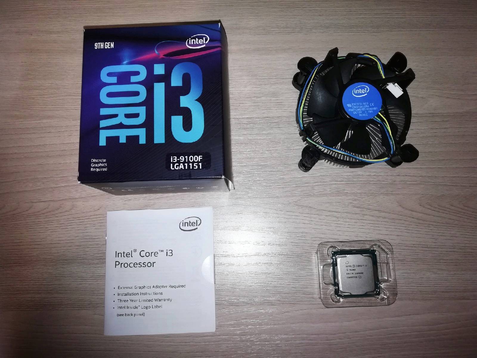 宅配 Intel Core i3-9100F kead.al