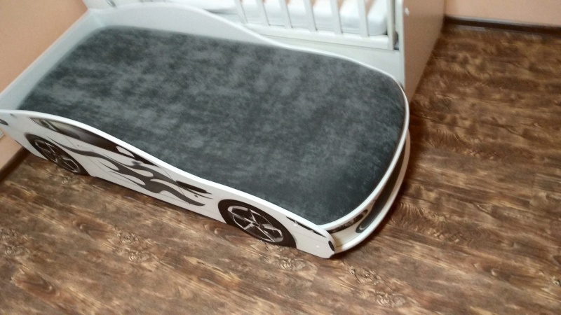 Обзор на Кровать-машина Бельмарко с матрасом Бондмобиль белый - изображение 10