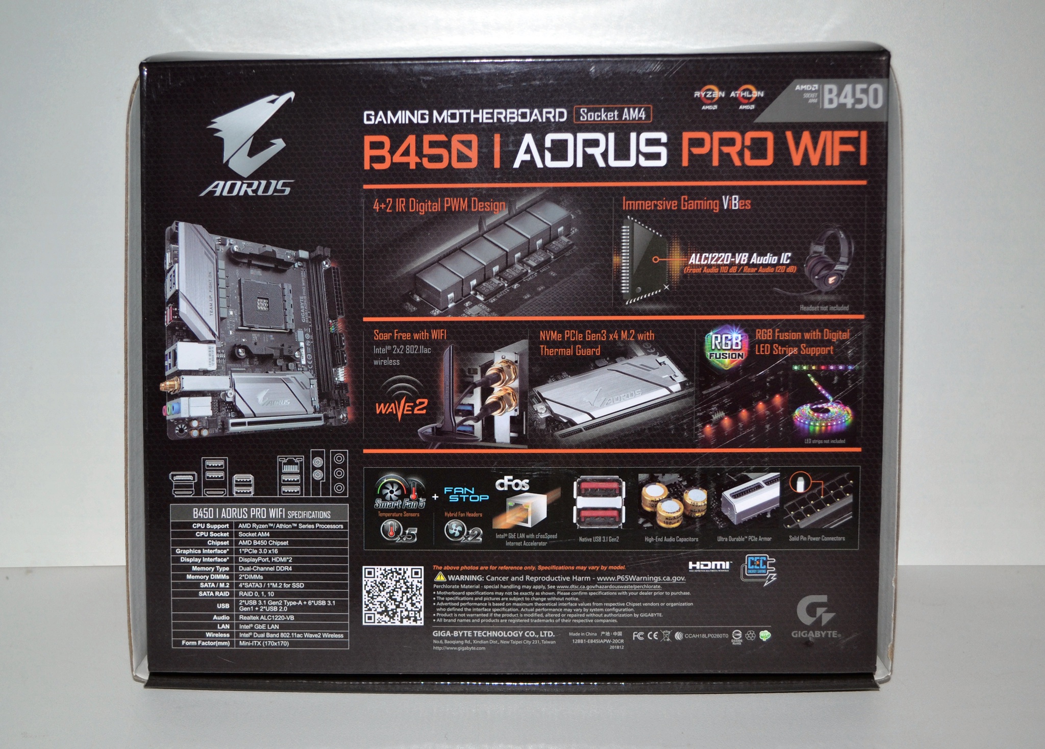 Обзор от покупателя на Материнская плата GIGABYTE B450 I AORUS PRO