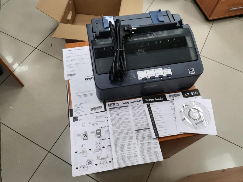 Обзор на Матричный принтер EPSON LX-350 - изображение 4