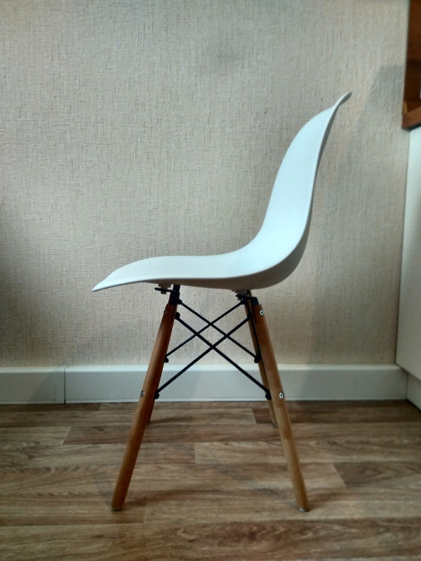 Обзор на Стул обеденный Tetchair Cindy Chair, дерево/металл/сиденье пластик, white (белый) 5 шт/уп - изображение 1