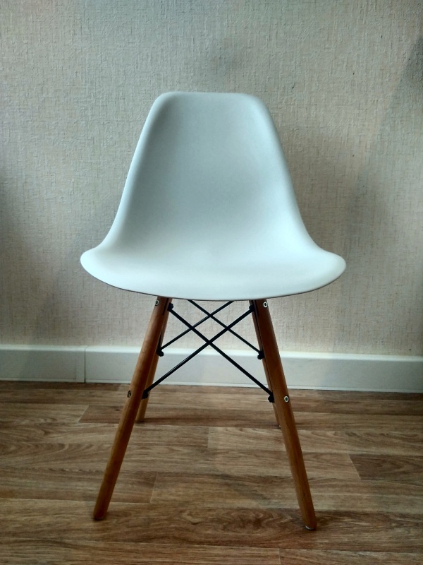 Обзор на Стул обеденный Tetchair Cindy Chair, дерево/металл/сиденье пластик, white (белый) 5 шт/уп - изображение 2