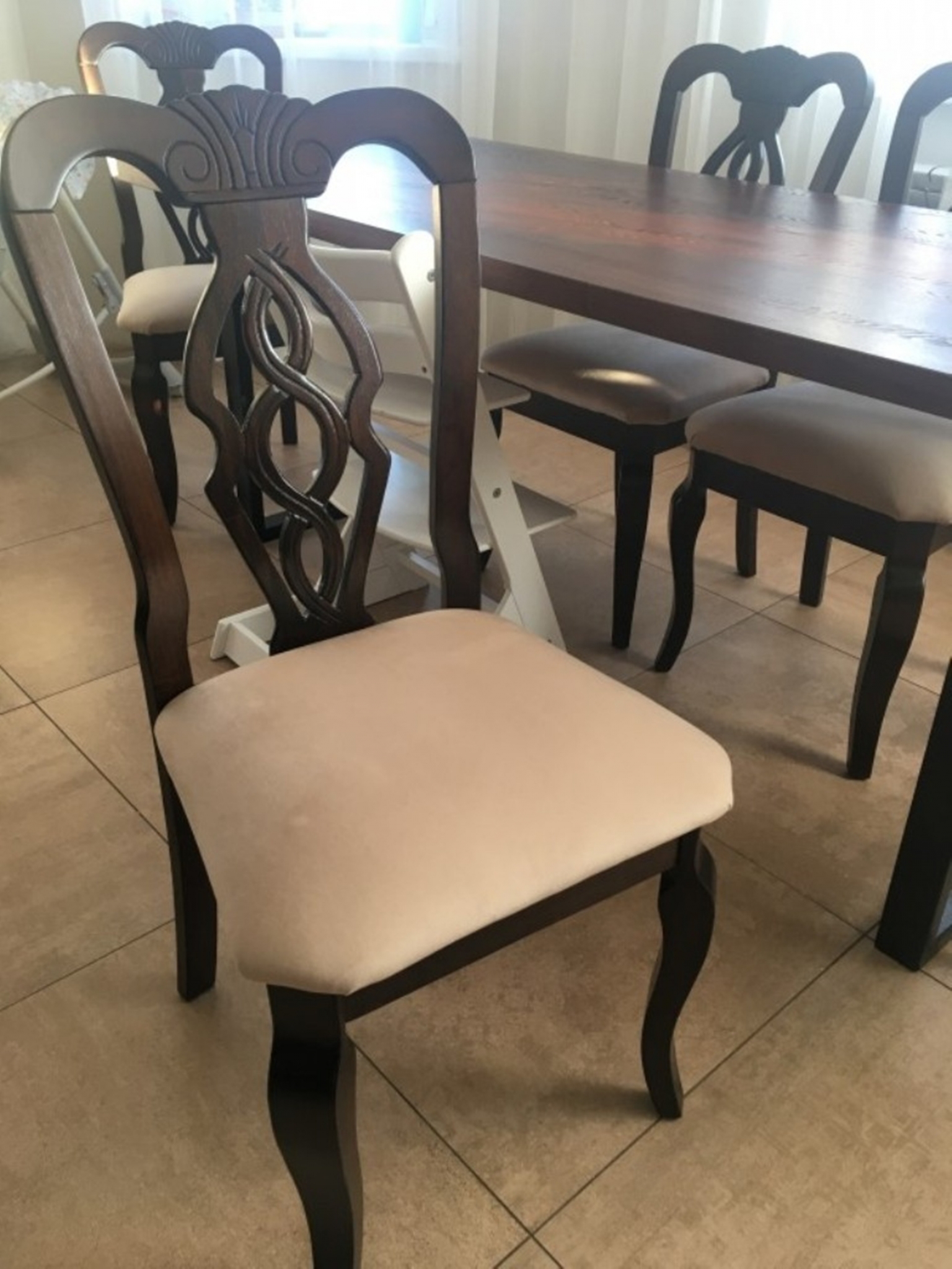 Стул обеденный TETCHAIR Medea, Cappuccino 2 шт/уп