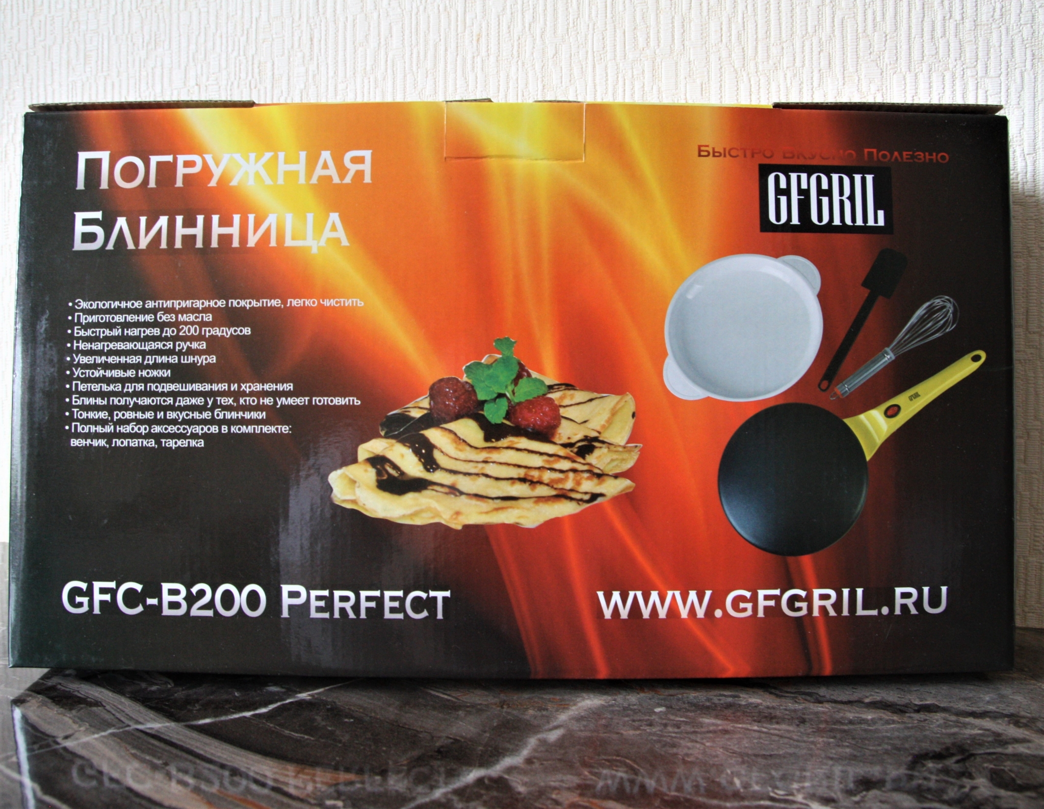 Обзор от покупателя на Блинница GFGRIL GFC-B200 Perfect — интернет-магазин  ОНЛАЙН ТРЕЙД.РУ