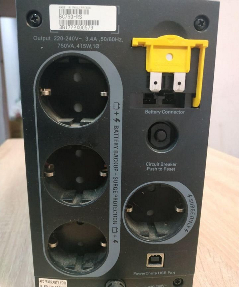 Apc back ups bc750. Apc back ups bc750
