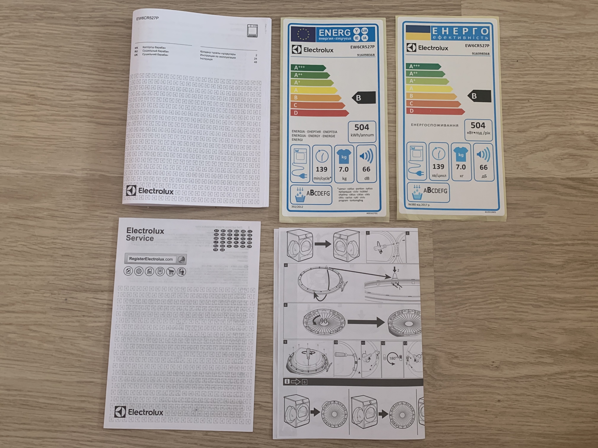 Сушильная машина electrolux ew6cr527p