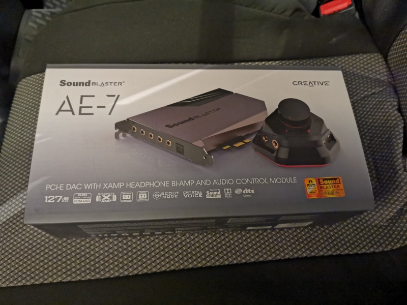 Звуковая карта creative sound blaster ae 7