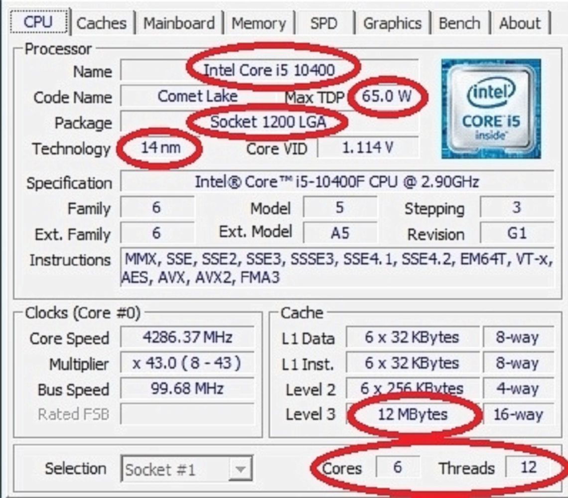 Обзор от покупателя на Процессор INTEL Core i5-10400F LGA1200 OEM —  интернет-магазин ОНЛАЙН ТРЕЙД.РУ