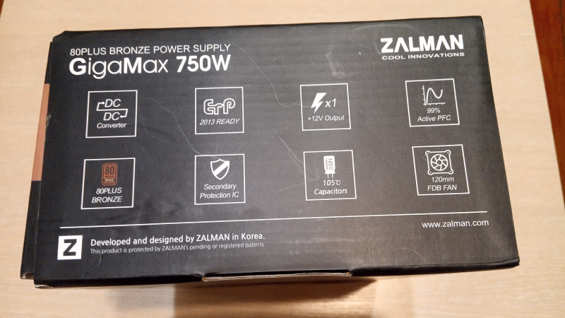 Gigamax 750w zalman схема