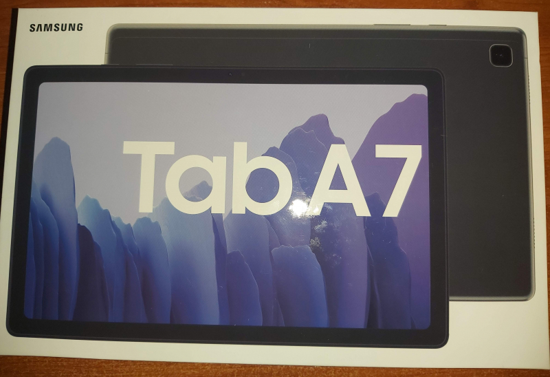 Как выглядит заводская упаковка планшета samsung galaxy tab a7