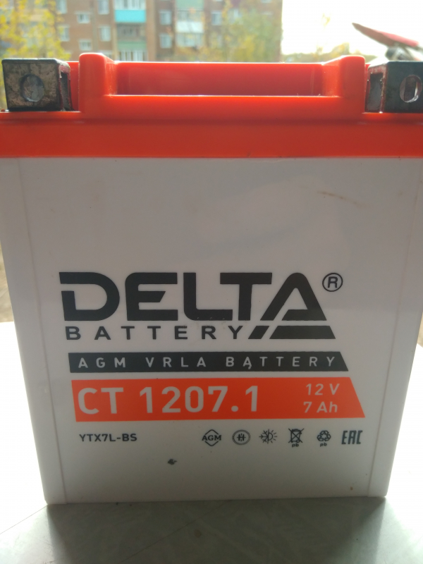 Аккумулятор delta ct 1207