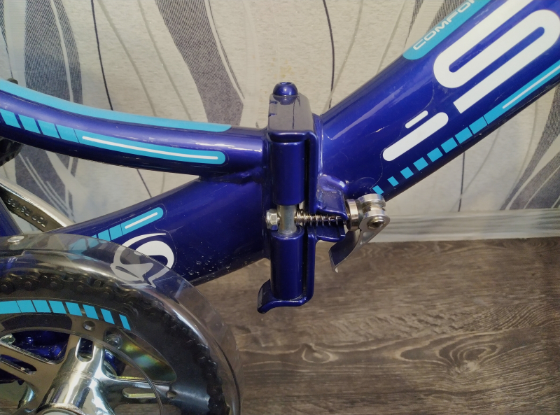 Обзор на Складной велосипед Stels Pilot 710 24 (Z010) 2018, синий, рама 16" - изображение 4