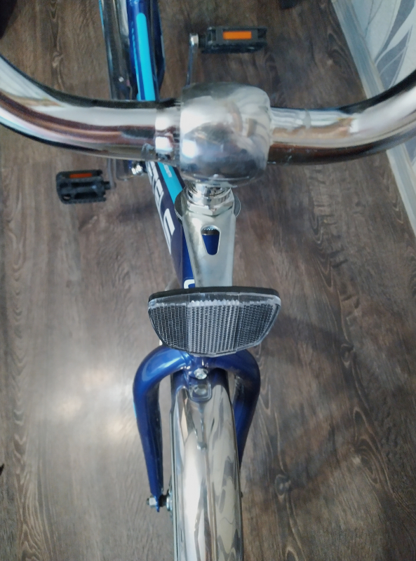 Обзор на Складной велосипед Stels Pilot 710 24 (Z010) 2018, синий, рама 16" - изображение 8